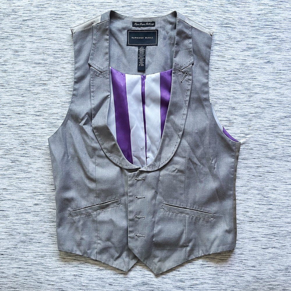 Hawkings McGill Vintage Silver/Grey Vest